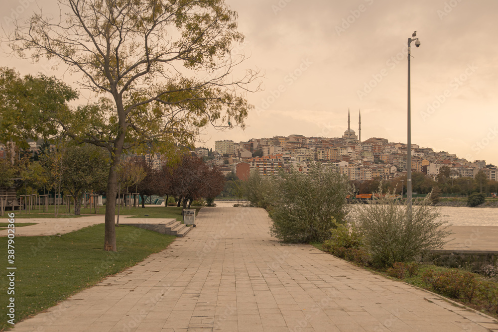Cityscape and street scene from Istanbul, Turkey, 2018