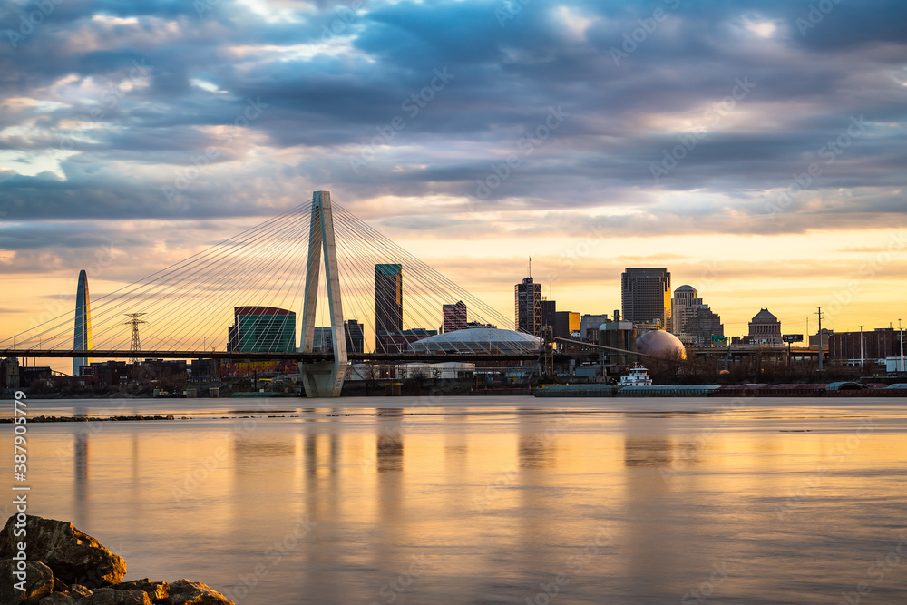 Naklejka premium city skyline