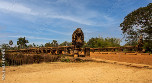 Kampong Kdei Oldest Bridge in Southeat Asia near Siem Reap, Cambodia photo