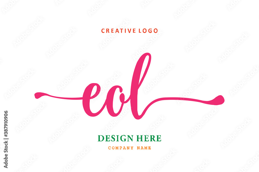 EOLlettering logo is simple, easy to understand and authoritativePrint EOLlettering logo is simple, easy to understand and authoritativePrint