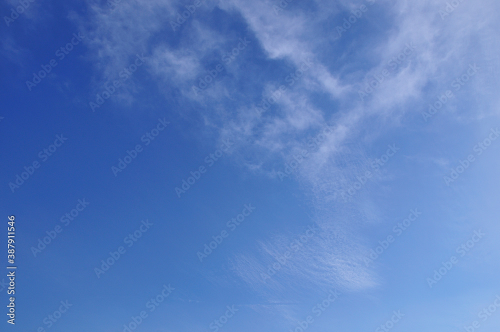 青空と白い雲 青空と白い雲