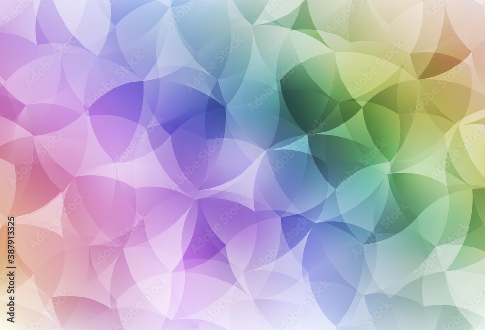 Obraz premium Light Multicolor vector pattern with random forms.