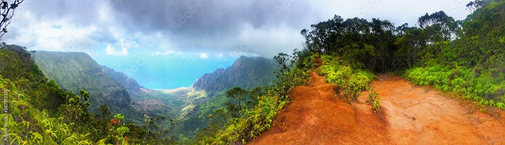 Naklejka premium Kauai Hawaii