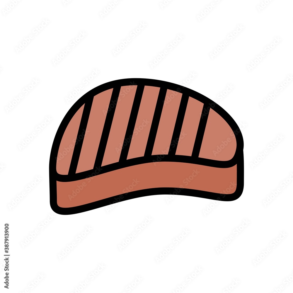 Meat Flat Icon Vector Logo Template Illustration Meat Flat Icon Vector Logo Template Illustration