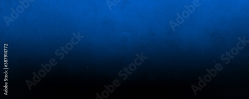 Fototapeta Naklejka Na Ścianę i Meble -  dark blue and black background texture with abstract gradient color design on border