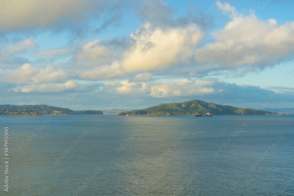 landscape view of Angel Island in San Francisco landscape view of Angel Island in San Francisco