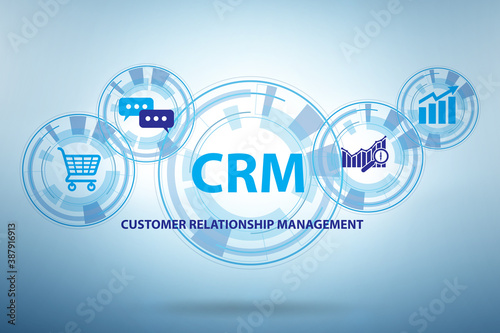 Customer Relationship Management concept illustration © Elnur