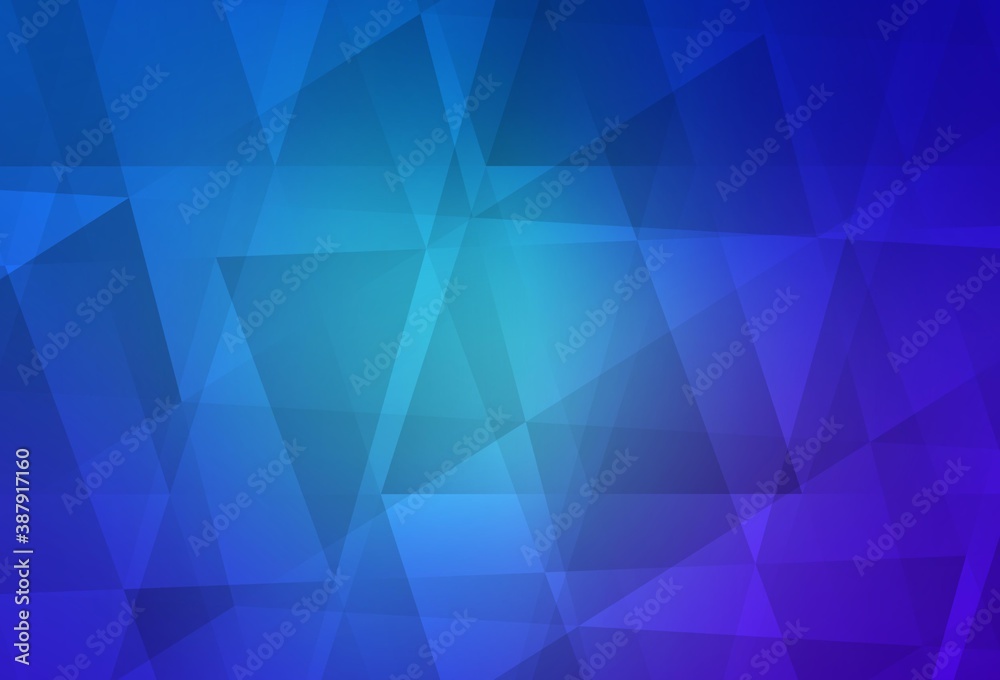 Obraz premium Light Pink, Blue vector polygonal template.