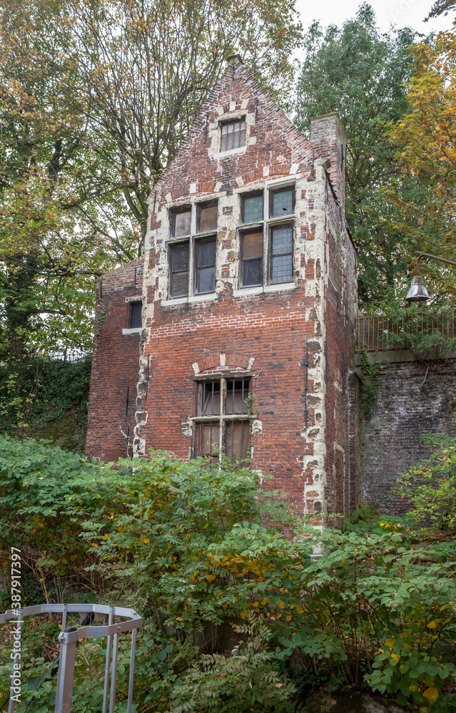 abandoned building in the wilderness