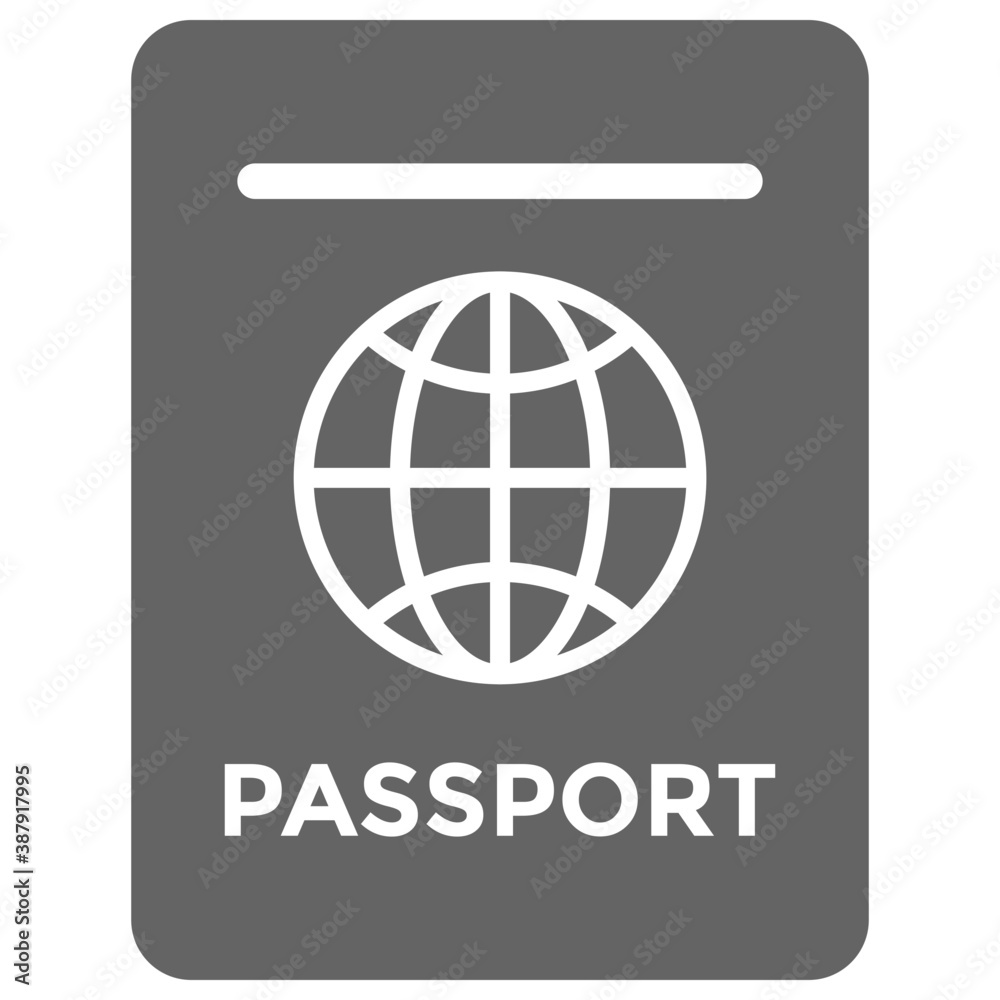 A red colored booklet with globe symbol representing european union passport allows to travel within european union states.
A red colored booklet with globe symbol representing european union passport allows to travel within european union states.