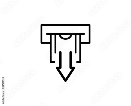 Finance line icon