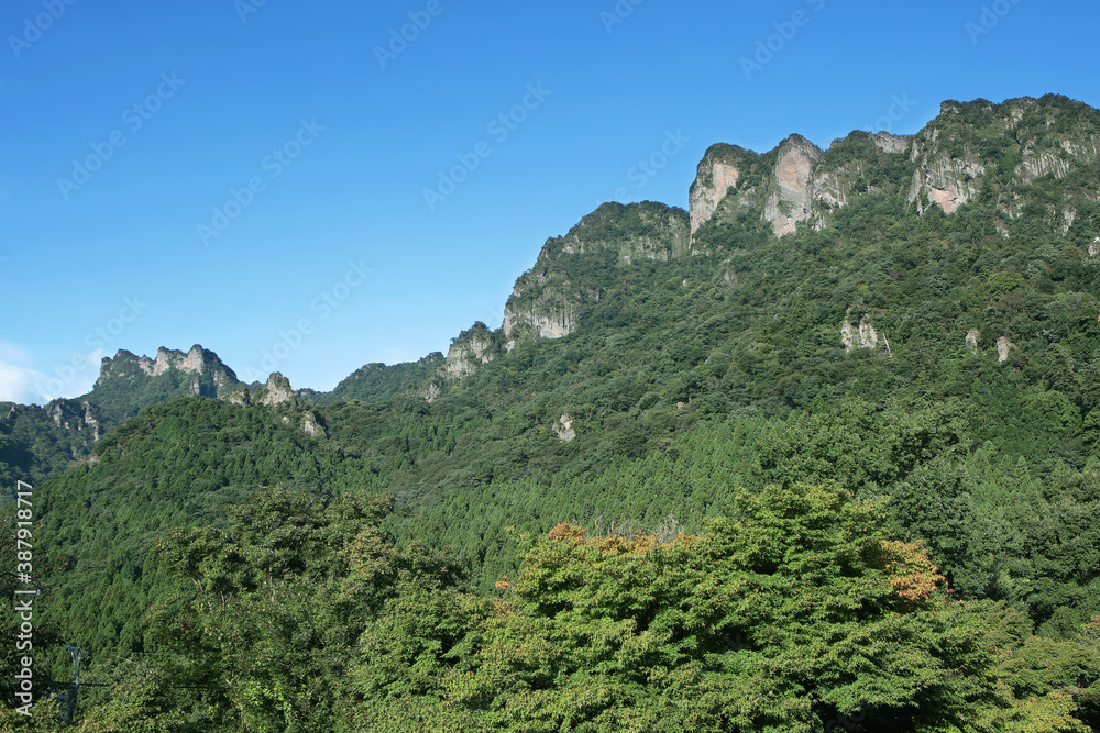 日本の奇景　妙義山