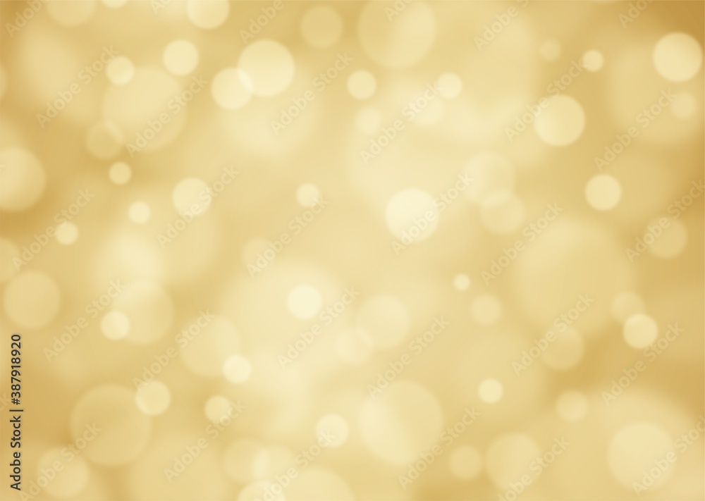 背景画像素材 キラキラほわほわ背景 シャンパンゴールド クリスマスなどに Stock Illustration Adobe Stock