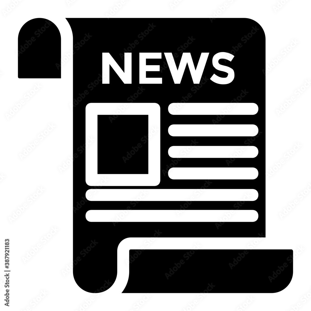 Flat icon design of news blog
Flat icon design of news blog