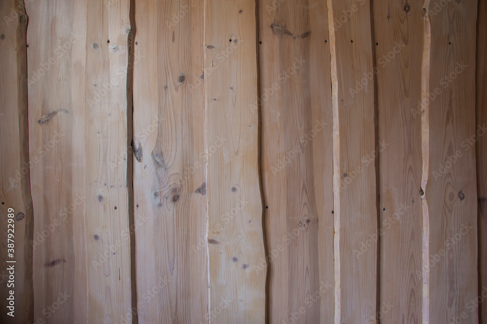 Fototapeta premium Closeup of wood background with texture and shadow.