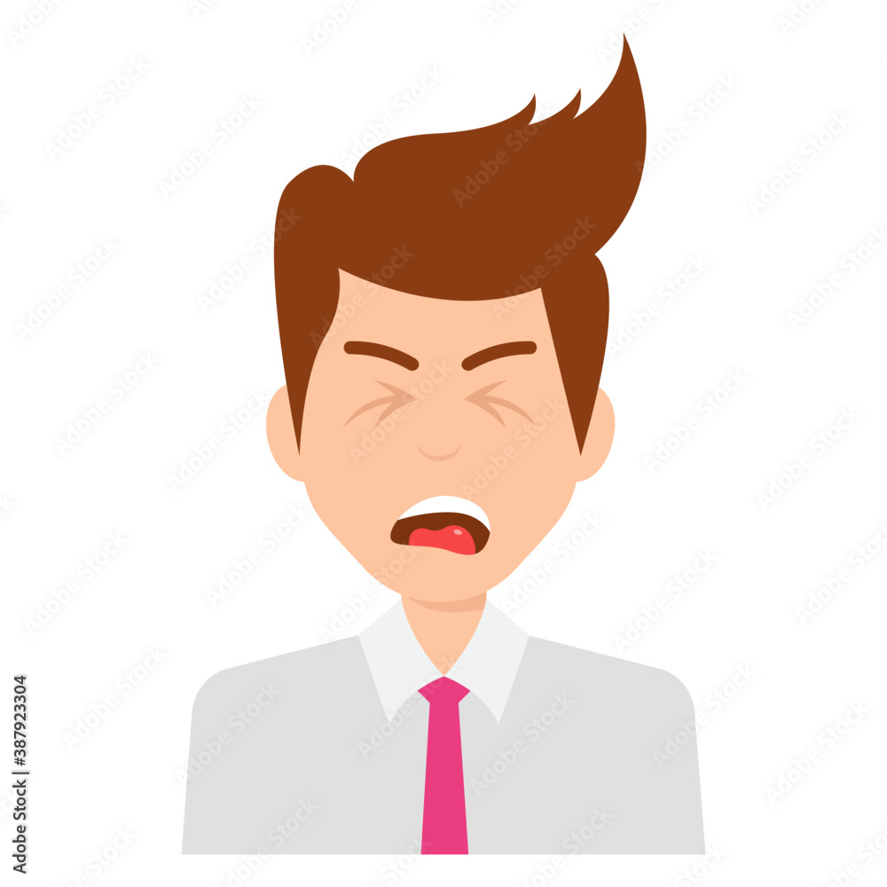 A businessman avatar showing gesture of happiness
A businessman avatar showing gesture of happiness