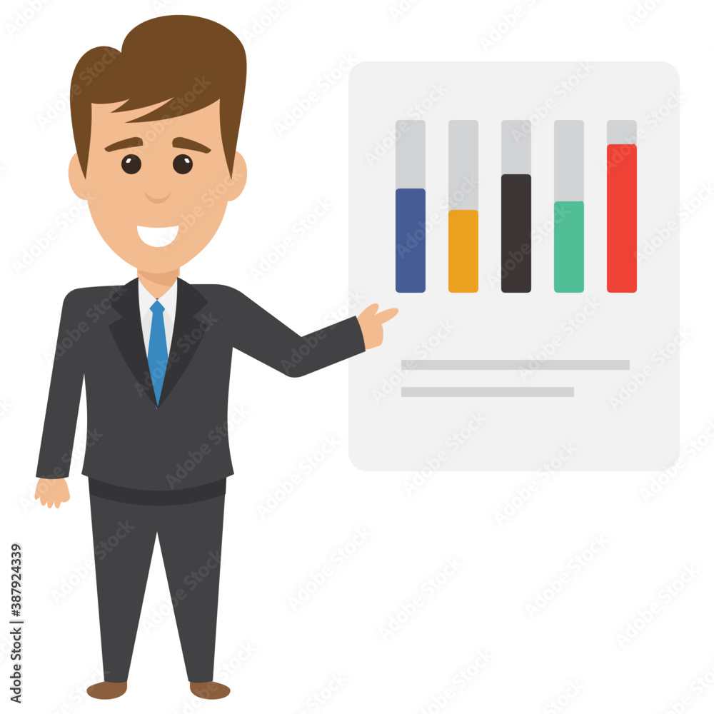 Businessman giving a presentation
Businessman giving a presentation