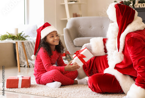 African-American Santa Clau...