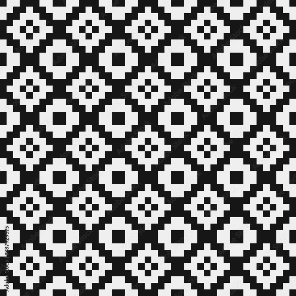Abstract Cross Pattern Dots Logo generative computational art illustration