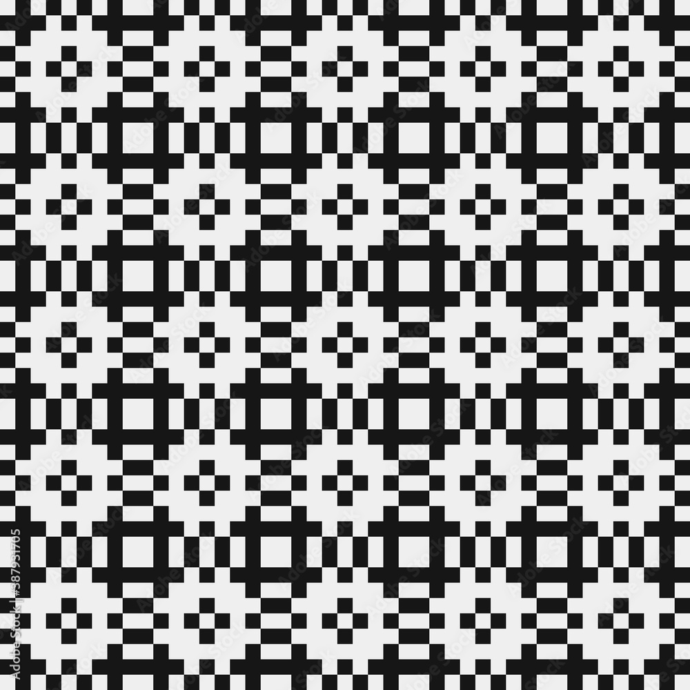 Abstract Cross Pattern Dots Logo generative computational art illustration