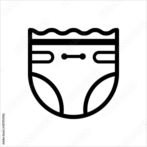 Diaper Icon, Nappy, Absorbing Underwear