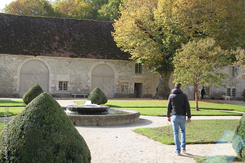 Fontaine de l'Abbaye cistercienne de Fontenay en Bourgogne