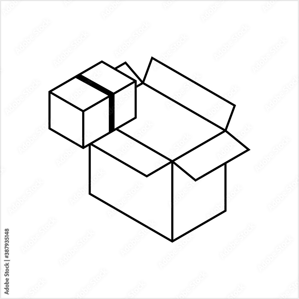 Box Icon, Carton Box Box Icon, Carton Box