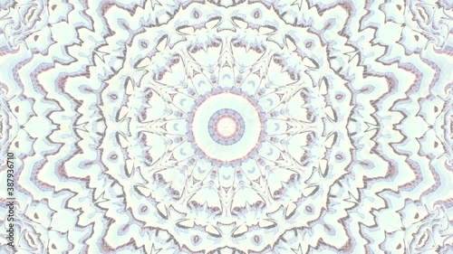 Wallpaper Mural Transforming ornamental vintage Mandala. Seamless loop footage. Torontodigital.ca