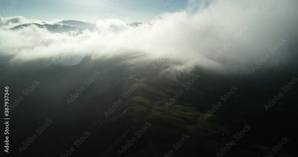 December 3, 2018, Aerial view of Taoyuan Valley in the clouds, Gongliao District., New Taipei City, Taiwan. December 3, 2018, Aerial view of Taoyuan Valley in the clouds, Gongliao District., New Taipei City, Taiwan.