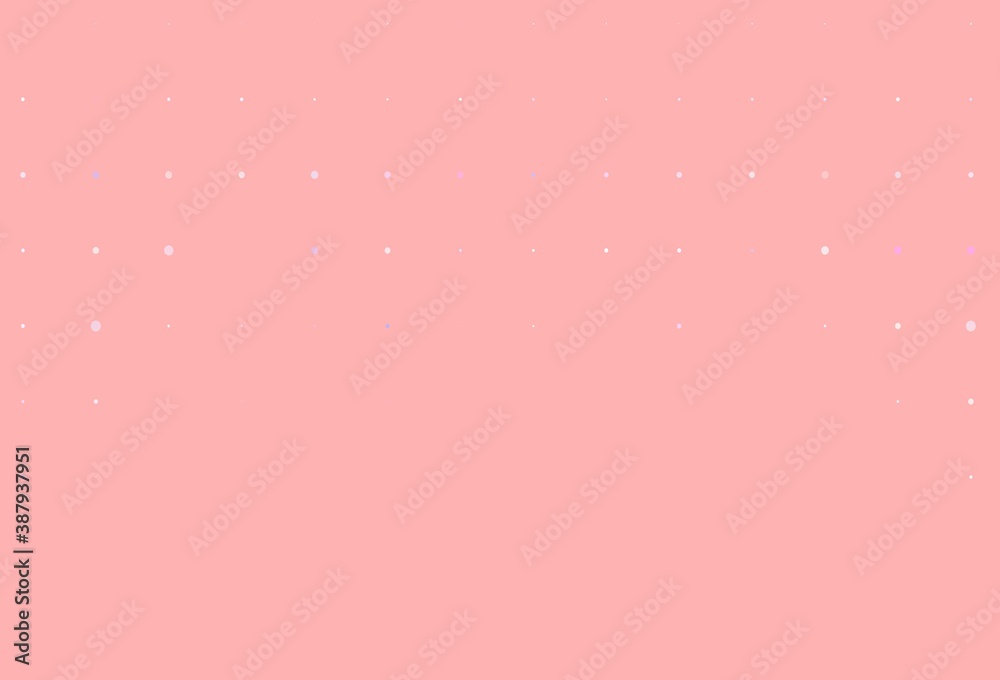 Light Pink, Yellow vector background with spots.