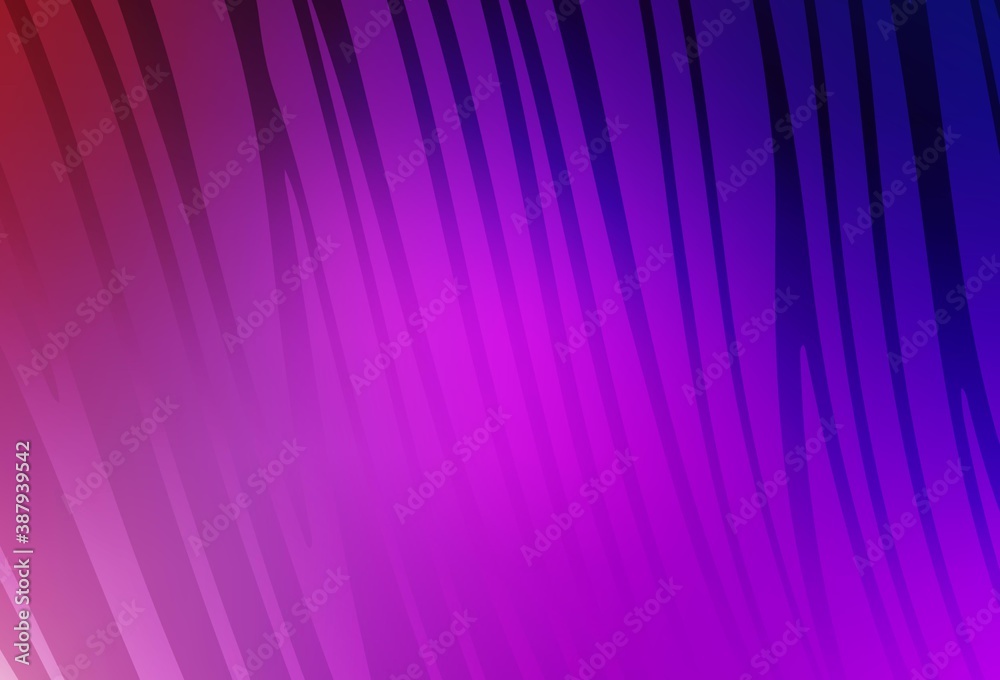 Light Purple, Pink vector layout with bent lines.