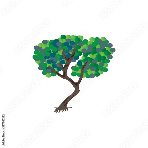 Tree  icon logo  vector design