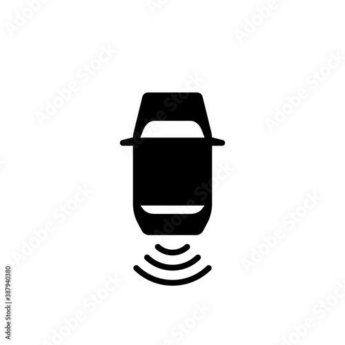 Car Backup Camera Icon. Vector