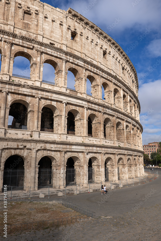 Colosseum in City of Rome, Italy