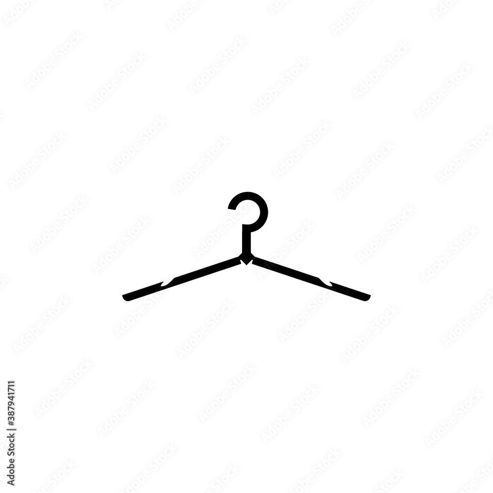Hangers icon logo, vector design