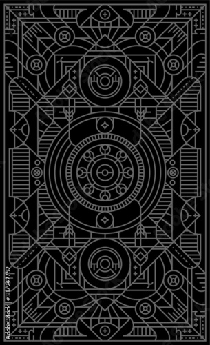 Playing card vector design for creative content background