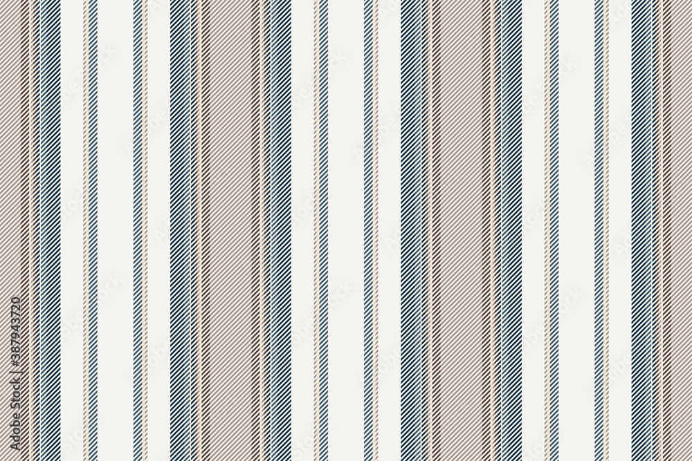 Trendy striped wallpaper. Vintage stripes vector pattern seamless fabric texture. Template stripe wrapping paper.