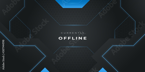 twitch currently offline background design template