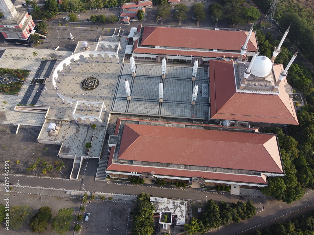 the grandeur of the Great Mosque of Central Java, Semarang Indonesia ...