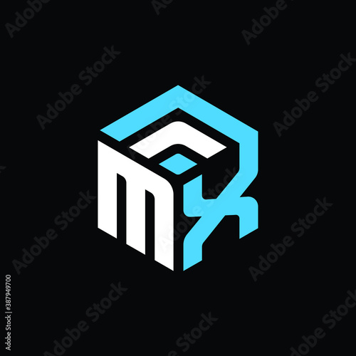 MX Letter Modern Event Company and Fashion Brand Logo Editable Vector and Icon Design and Website Favicon
