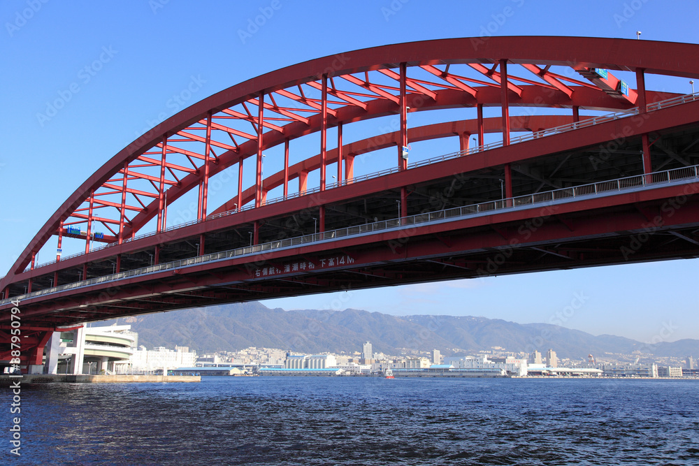 Obraz premium 神戸大橋