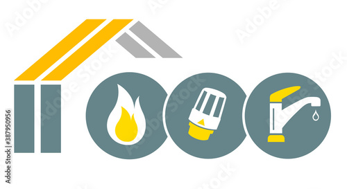 Plumber logo in vector quality.