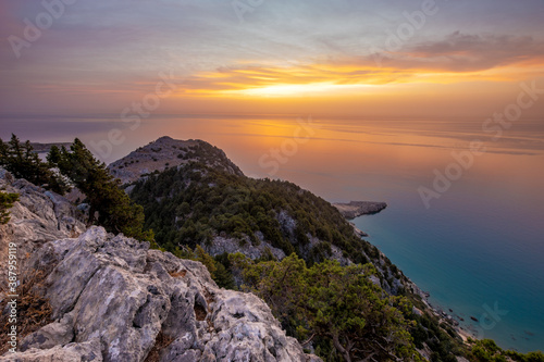 Rhodes island landscape at sunrise © Mike Mareen