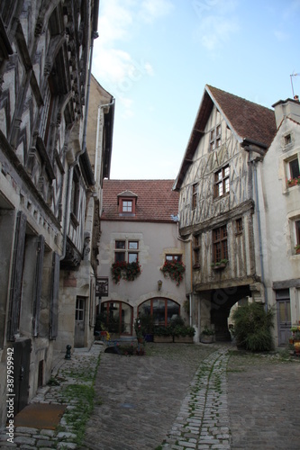 Maisons médiévales à colombages 