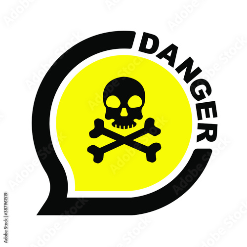 danger warning sign vector	
