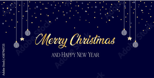 sfondo buon natale e felice anno nuovo