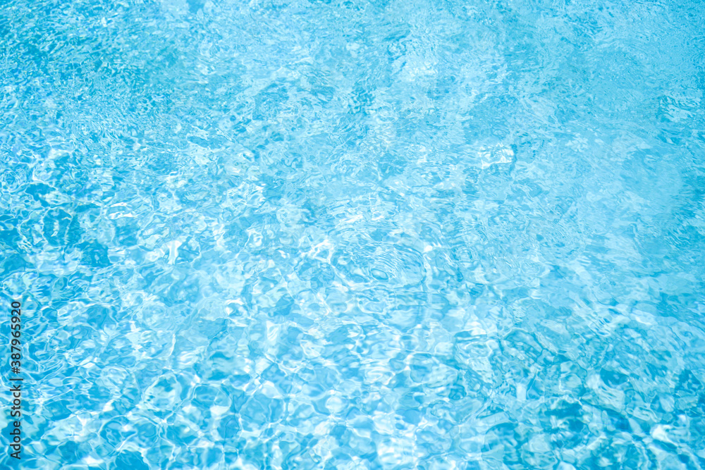 Ripple blue water in the pool background Ripple blue water in the pool background