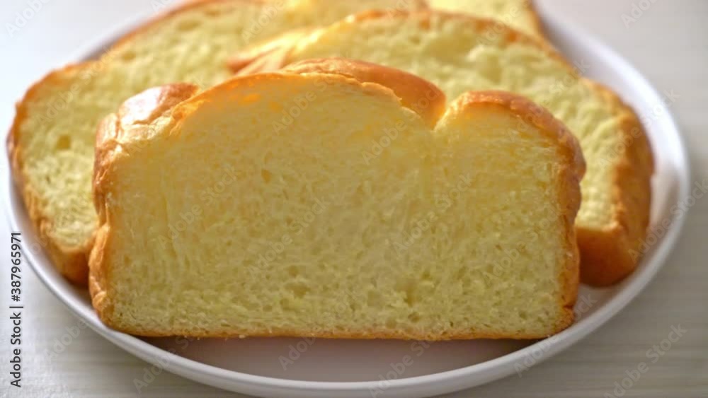 Sweet potato bread with coffee for breakfast Sweet potato bread with coffee for breakfast