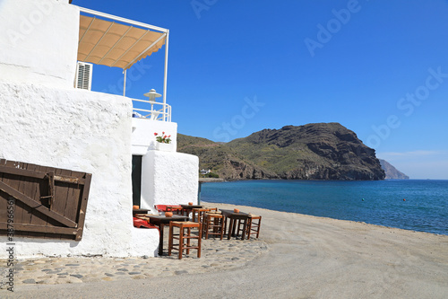 las negras chiringuito bar pueblo playa almería mediterráneo 4M0A0656-as20 photo