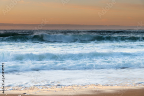 Winter  and Waves - Sunrise at the Seaside